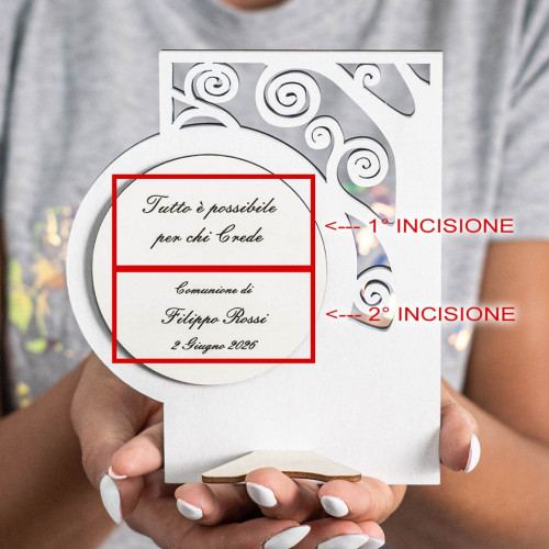 ⚡PROMO LAMPO Bomboniere Personalizzate Icona Sacra famiglia con scatola