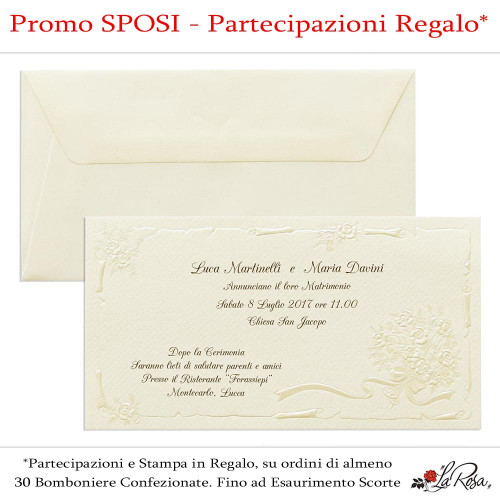 Partecipazione - Promo Sposi 2019