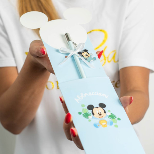 ⚡ OFFERTA LAMPO Bomboniere Linea Disney Baby Matita con ciondolo Topolino