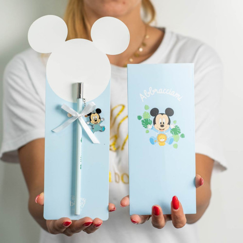 ⚡ OFFERTA LAMPO Bomboniere Linea Disney Baby Matita con ciondolo Topolino