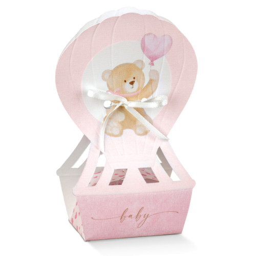 Scatoline portaconfetti Little Bear Rosa