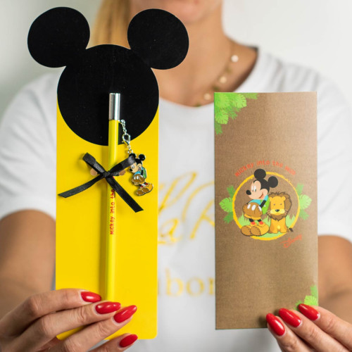 ⚡ OFFERTA LAMPO Bomboniere Linea Disney Into the wild Matita con ciondolo Topolino