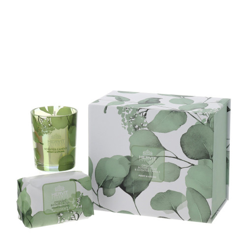 HERVIT Creations Botanic Set Candela & Sapone SPA