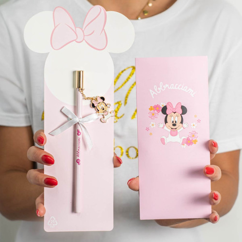 ⚡ OFFERTA LAMPO Bomboniere Linea Disney Baby Matita con ciondolo Minnie