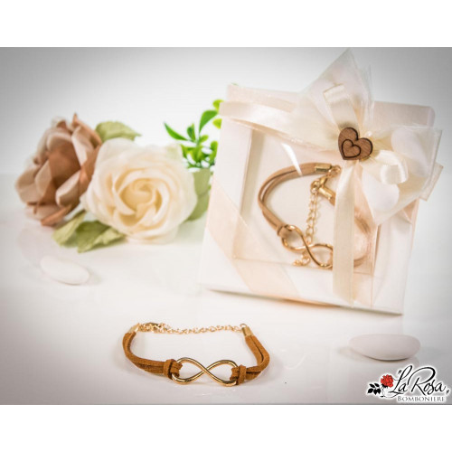 Bracciale infinito idea bomboniera matrimonio 2021