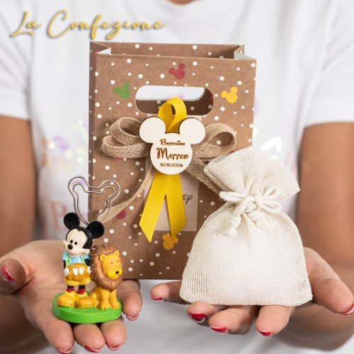 ⚡ OFFERTA LAMPO Bomboniere Linea Disney Into the Wild Topolino nella giungla