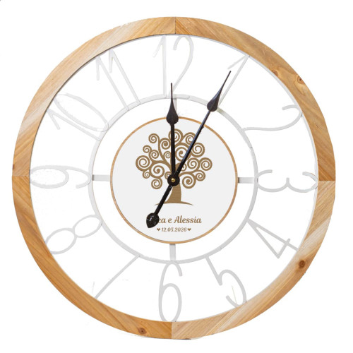 Orologio Grande Personalizzabile con grafiche incise