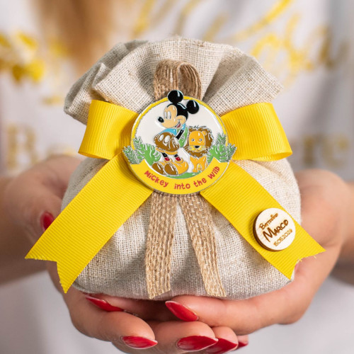 ⚡ OFFERTA LAMPO Bomboniere Linea Disney Mickey Into the wild Magnete Topolino