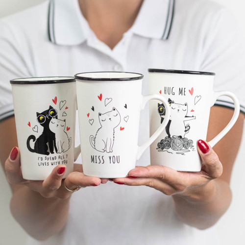 Bomboniere matrimonio Tazza mug con gattini innamorati