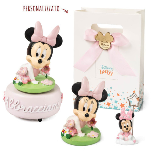 ⚡ OFFERTA LAMPO Bomboniere Linea Disney Baby Minnie su prato fiorito