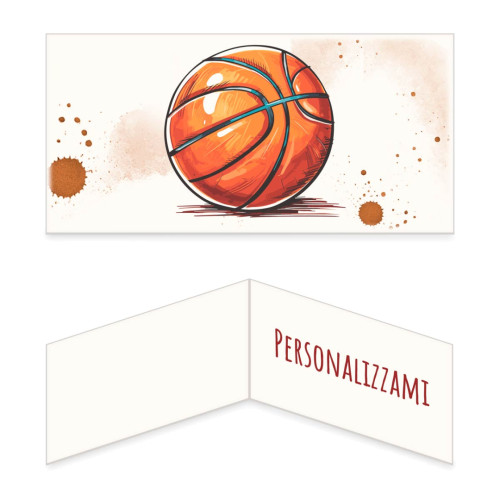 Bigliettini Bomboniere tema Basket