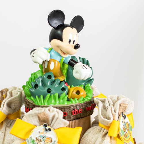 Torta Bomboniere Disney Battesimo Maschio con Mickey Mouse da 20 sacchettini