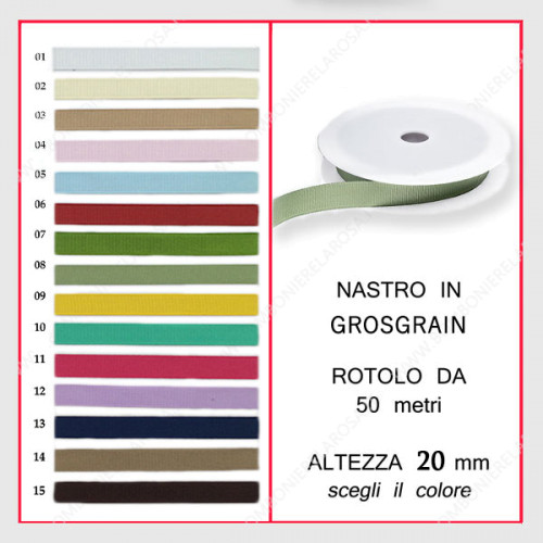 grosgrain 20 mm x 50 mt