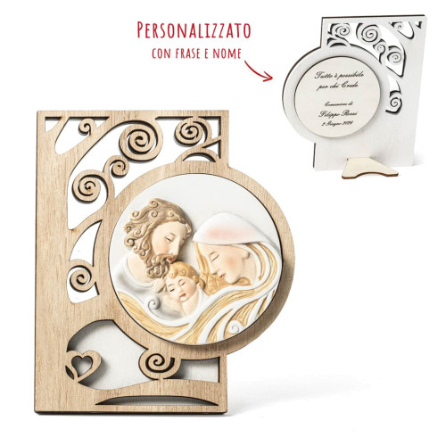 ⚡PROMO LAMPO Bomboniere Personalizzate Icona Sacra famiglia con scatola