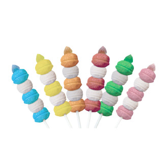 Spiedino Lecca Lecca Marshmallow Orsetto Colorato