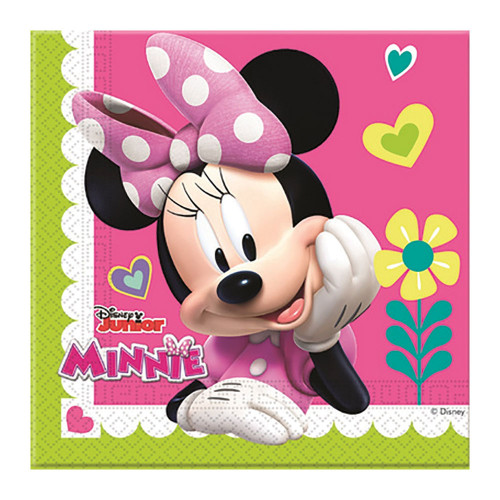 20 Tovaglioli di Topolina 33x33 Tema Minnie