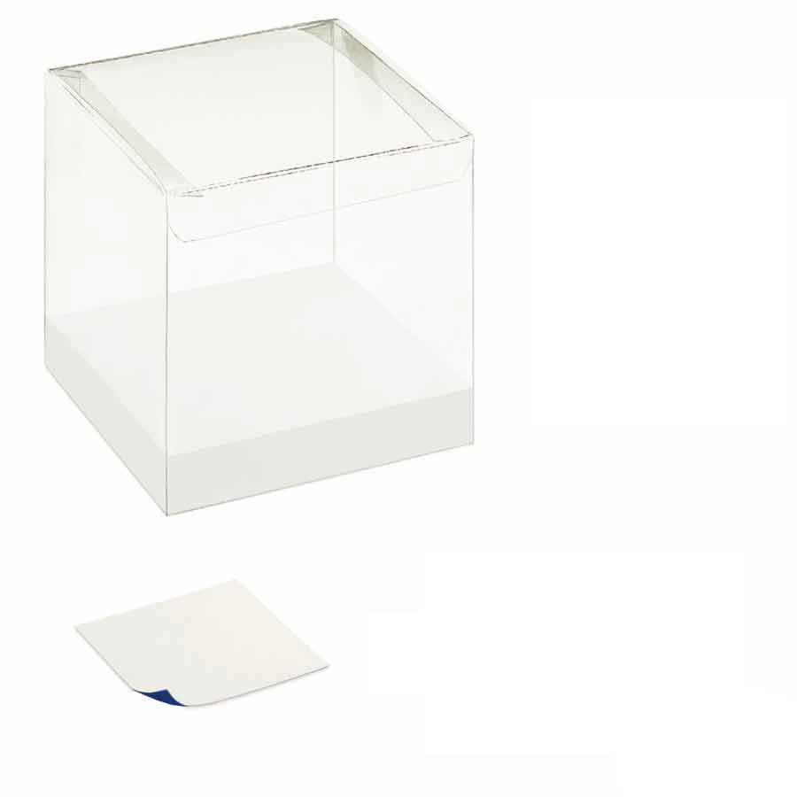 scatole pvc plastica trasparente per bomboniere con