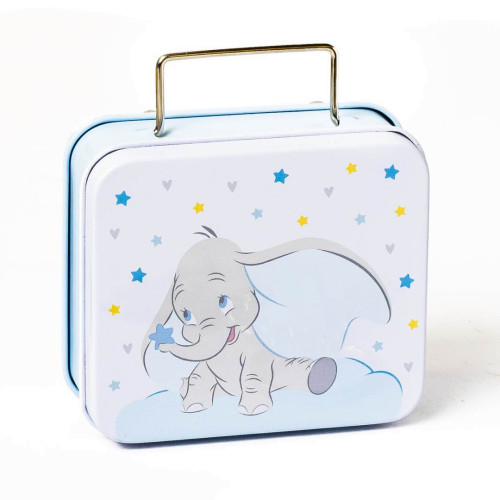 ⚡ OFFERTA LAMPO Bomboniere Linea Disney Baby Scatolina in metallo Dumbo