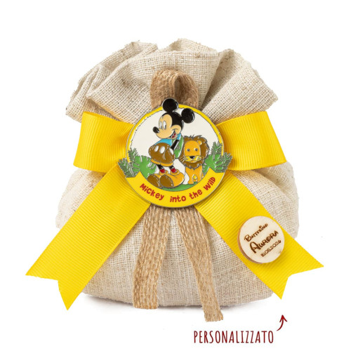 ⚡ OFFERTA LAMPO Bomboniere Linea Disney Mickey Into the wild Magnete Topolino