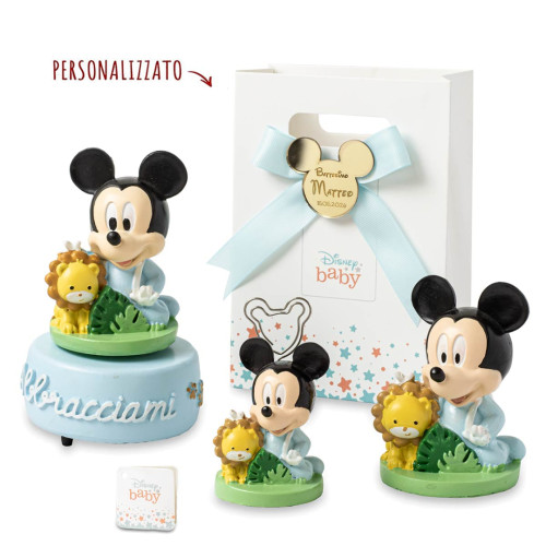 ⚡ OFFERTA LAMPO Bomboniere Linea Disney Baby Topolino su prato con leoncino