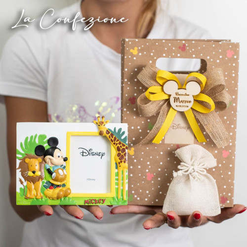 ⚡ OFFERTA LAMPO Bomboniere Linea Disney Into the Wild Topolino nella giungla