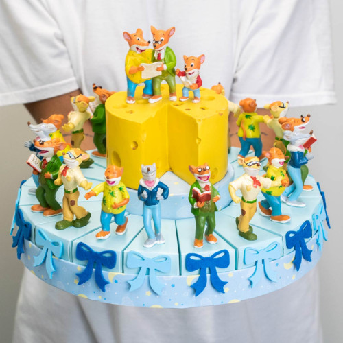 Torta Bomboniere per maschio 18 Fette Geronimo stilton