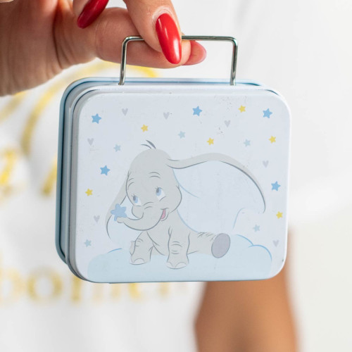 ⚡ OFFERTA LAMPO Bomboniere Linea Disney Baby Scatolina in metallo Dumbo