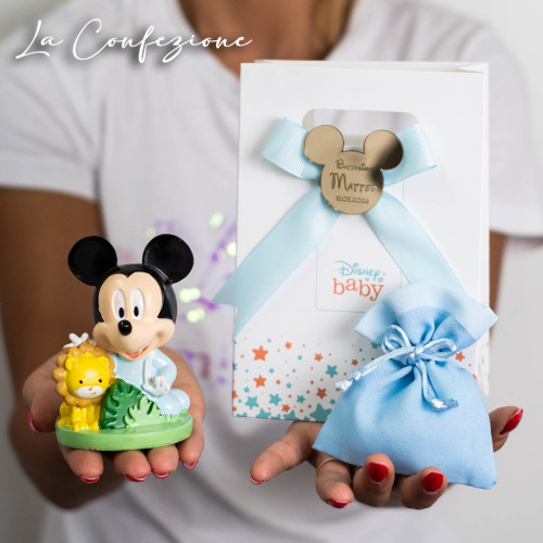 ⚡ OFFERTA LAMPO Bomboniere Linea Disney Baby Topolino su prato con leoncino