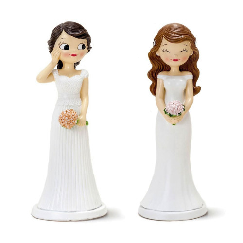 Cake topper nozze gay donna donna unioni civili